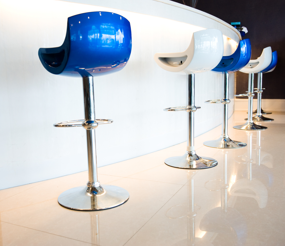 Blue acrylic deals bar stools