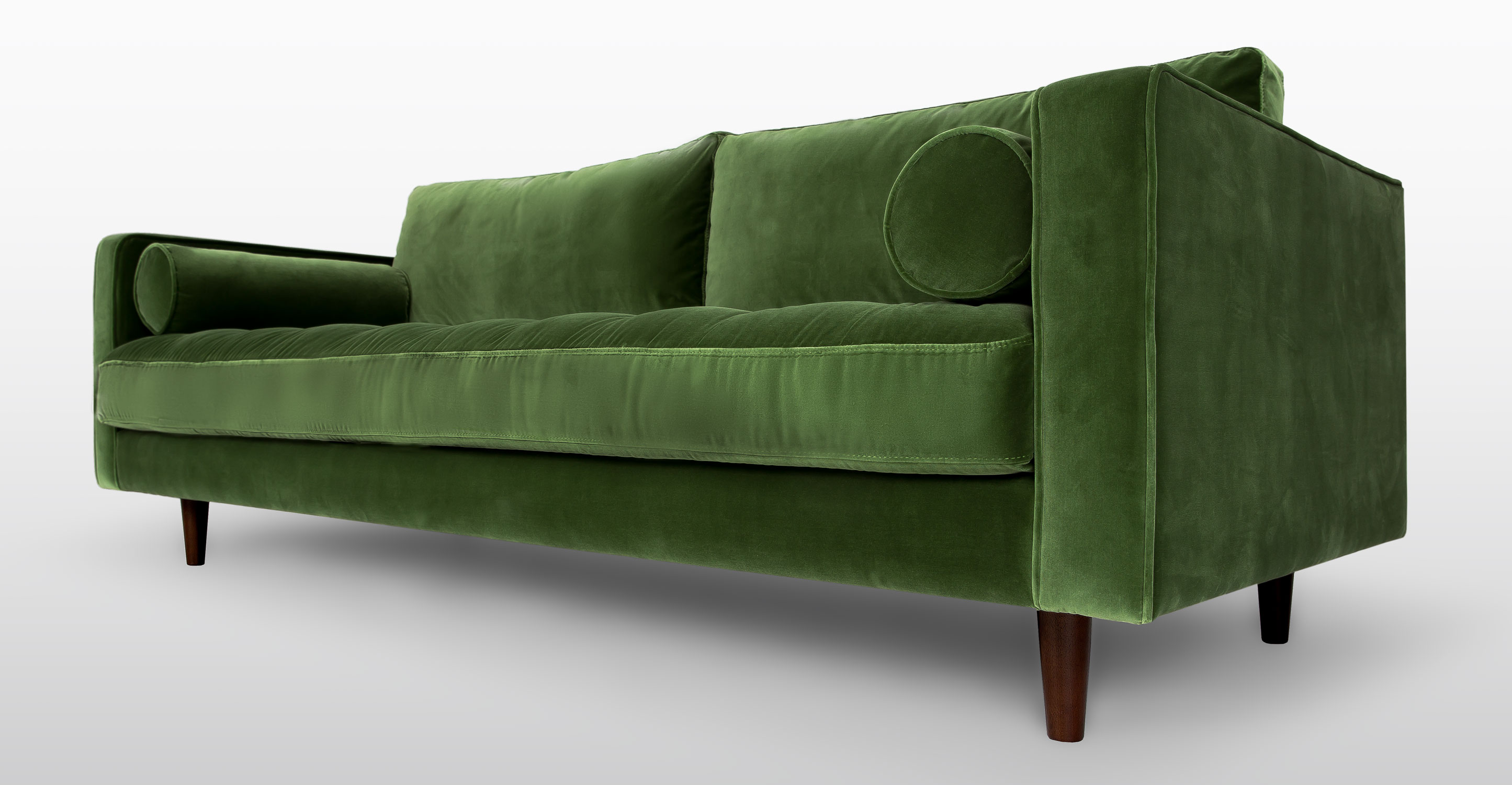 green sofa